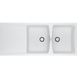 FRANKE Zlewozmywak dwukomorowy z ociekaczem Centro CNG 621-116