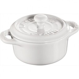 Staub Mini Cocotte Okrągły 200 Ml, Biały Gift