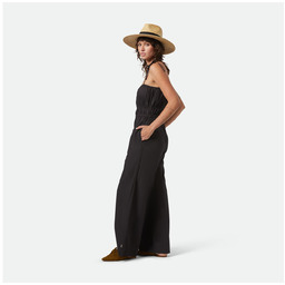 spodnie BRIXTON - Eden Smocked Jumpsuit Black (BLACK)