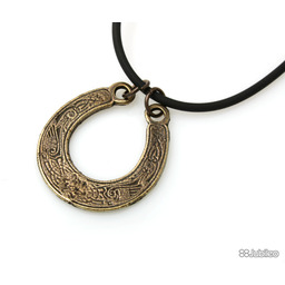 PODKOWA NA SZCZĘŚCIE koń kolor stare złoto zwierzęta