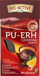 Herbapol Big-Active Pu-Erh Herbata Czerwona o smaku cytrynowym,