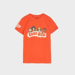 Sinsay - Koszulka Stranger Things - Czerwony