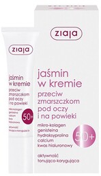 Ziaja Jaśmin, krem pod oczy przeciw zmarszczkom 50+,
