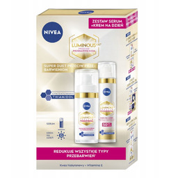 NIVEA SET Luminous 630 krem na dzień przeciw