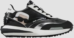 KARL LAGERFELD Czarne sneakersy Zone Ikon Lo Runner