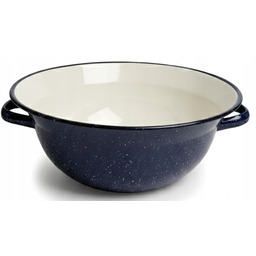 Miska Emaliowana Kuchenna 14l z Uchwytami średnica 42cm