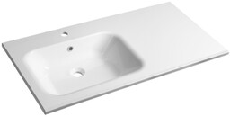 Sapho ARECA umywalka kompozytowa 110x50cm lewa biała AC101L