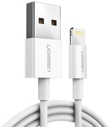 Ugreen kabel USB Lightning MFI 1m 2,4A biały