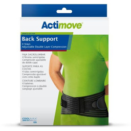 Actimove Sports Edition Back Support Orteza lędźwiowo-krzyżowa czarna