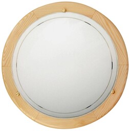 Lampa sufitowa 13-32259 Candellux natynkowa okrągła drewniana