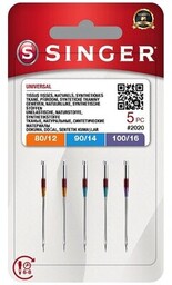 SINGER Igła N2020 80/12 90/14 100/16 (5 sztuk)