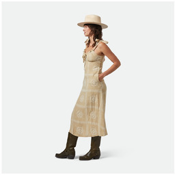 spodnie BRIXTON - Wandering Tie Dress Pale Khaki