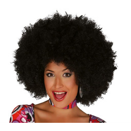 Peruka afro czarna - 1 szt.