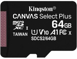KINGSTON Karta pamięci Canvas Select Plus microSDHC 64GB