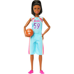 Barbie Made to Move Koszykarka Lalka (brunetka)