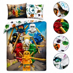 Pościel Lego Ninjago 160x200 Bawełna Dwustronna Halantex