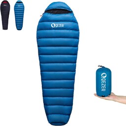 Śpiwór Puchowy Lekki Mumia Kamping Mountain 650FP 500G