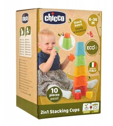 Chicco, Wieża 2w1, kubeczki ECO