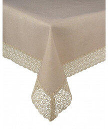 Obrus Owalny 140 x 260 Gipiura wz. 404_Złoty