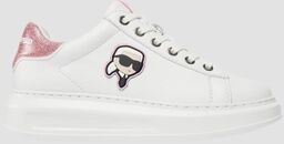 KARL LAGERFELD Białe sneakersy Kapri Nft Lo Lace