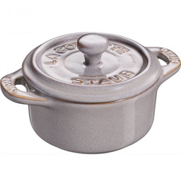 Staub Mini Cocotte Okrągły 200 Ml, Antyczny Szary