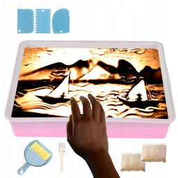 Piaskowe Obrazki Kreatywna Zabawka Sensoryczna Dla Dzieci Led