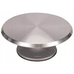 Patera stalowa obrotowa (360°) do ciasta tortu duża