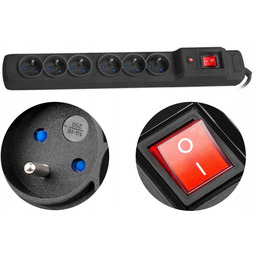 Listwa przeciwprzepięciowa Armac Multi M6 10m 6 gniazd