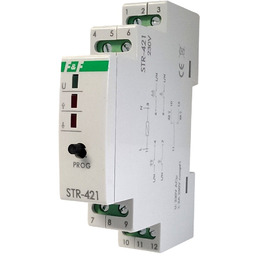 Sterownik rolet STR-421 dwuprzyciskowy na szynę 35mm 230V
