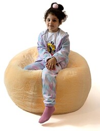 Go Gift Pufa worek sako KULA kremowy XL