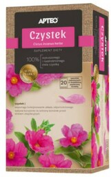 APTEO NATURA Czystek Fix, 20 saszetek