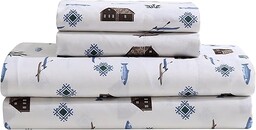 Beatrice Home Fashions Cozy Cabin 4-częściowy zestaw pościeli