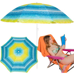 Parasol Plażowy Łamany Wbijany 220cm