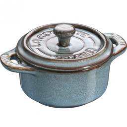 Staub Mini Cocotte Okrągły 200 Ml, Antyczny Turkusowy