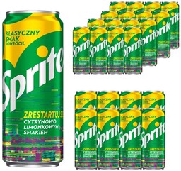 Sprite Napój gazowany 330 ml x 24 sztuk
