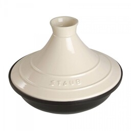 Staub Naczynie Do Tajine 28 Cm, Beżowo-czarny