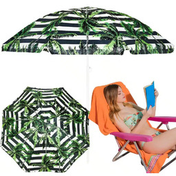 Parasol Plażowy Łamany Wbijany 220cm