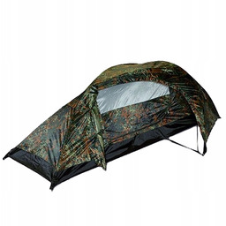 Namiot turystyczny wojskowy moro 1-osobowy Mil-Tec Recom Flectarn