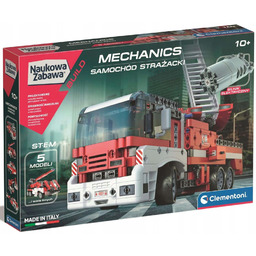 Laboratorium mechaniki. Samochód strażacki Clementoni