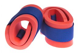 Rękawki do pływania z pianki niebieski/czerwony