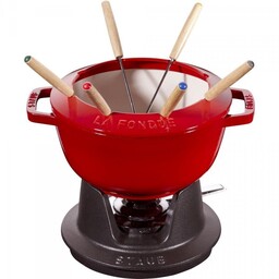 Staub Zestaw Do Fondue 20 Cm, Czerwony