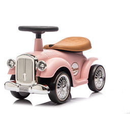 Jeździk RETRO z miękkimi kołami - RÓŻOWY