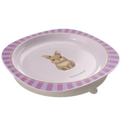 Canpol Babies Talerz z przyssawką 23cm Woodland różowy