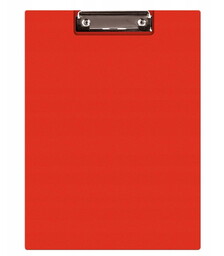 Clipboard teczka A5 z klipem zamykana PVC czerwona