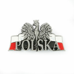 Magnes metalowy panorama Polska Orzeł