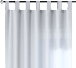 Zasłona na szelkach 1 szt., prześwitujący biały, Romantica