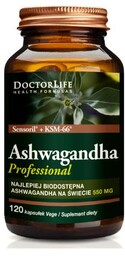 Doctor Life Ashwagandha Professional 550mg, 120 kaps.
