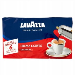 Kawa mielona LAVAZZA Crema E Gusto Classico 6x250