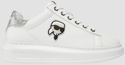 KARL LAGERFELD Białe sneakersy Kapri Nft Lo Lace