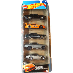 Hot Wheels Zestaw 5-PAK Fast&furious HLY70 Autko Model